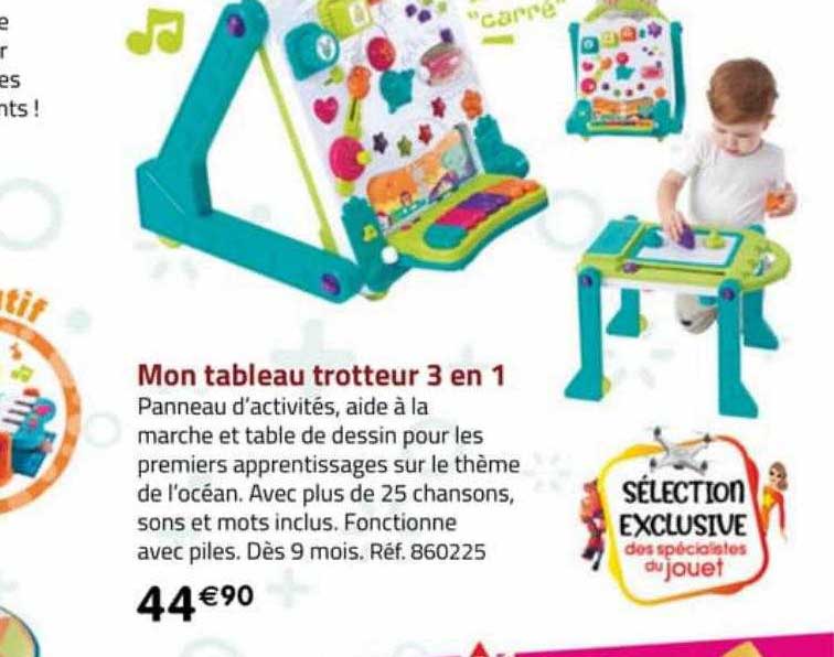 mon tableau trotteur 3 en 1