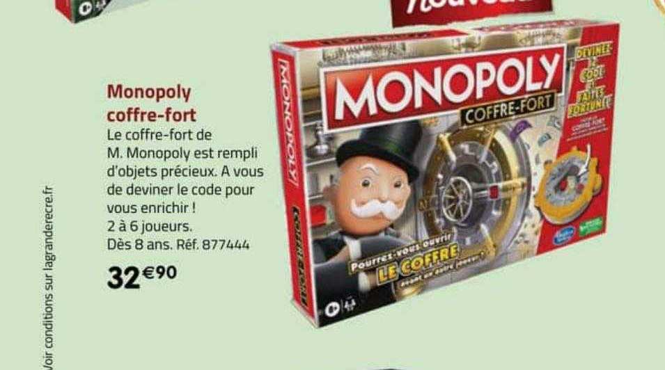 monopoly coffre-fort