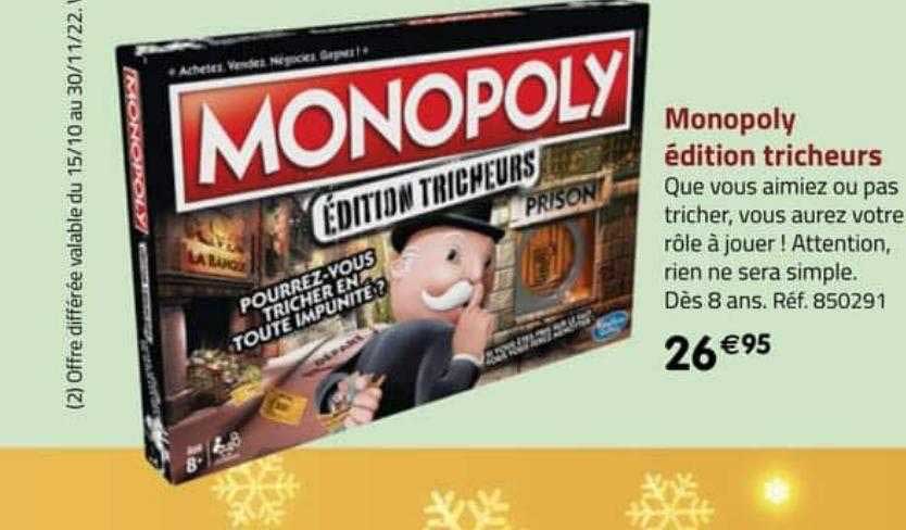 monopoly édition tricheurs