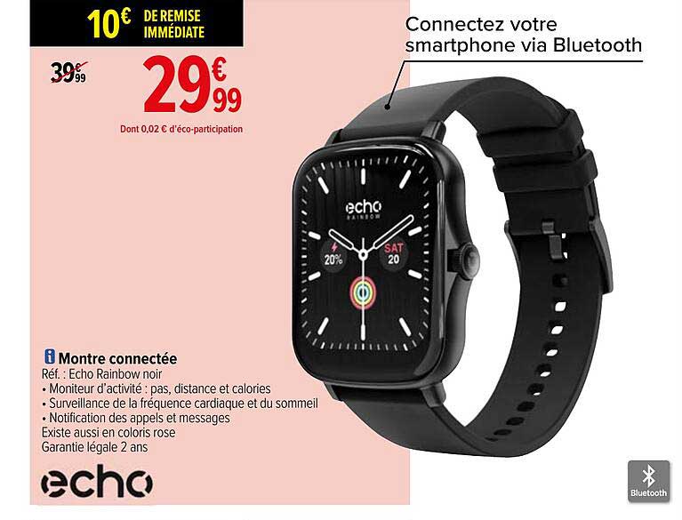 montre connectée echo