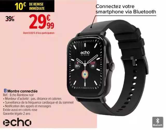 montre connectée echo