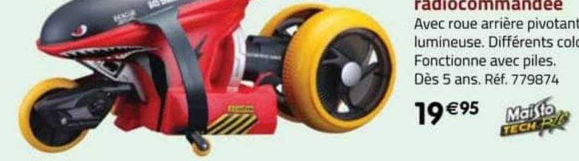 moto cyklone 360 radiocommandée maisto tech r-c