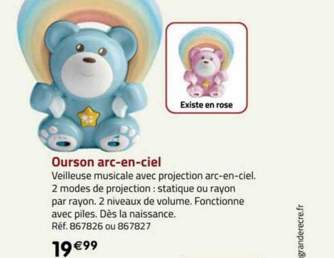 ourson arc-en-ciel