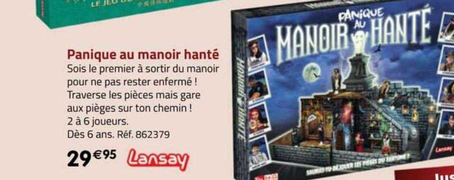 panique au manoir hanté lansay