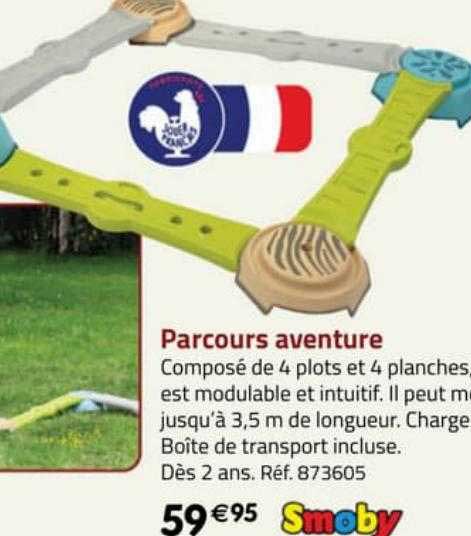 parcours aventure smoby