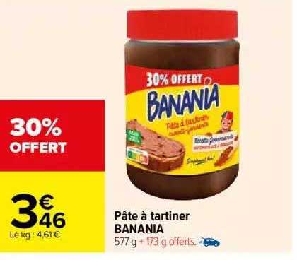 Pâte à Tartiner Banana
