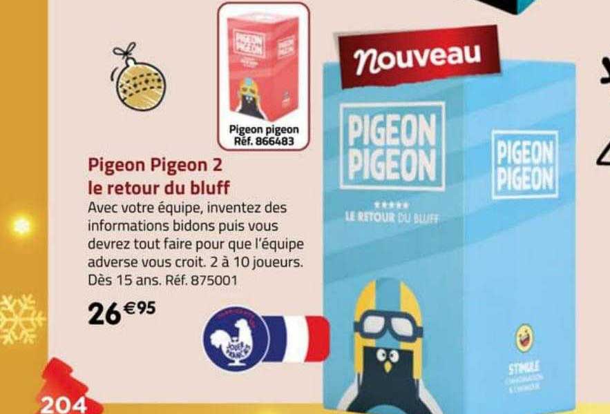 pigeon pigeon 2 le retour du bluff
