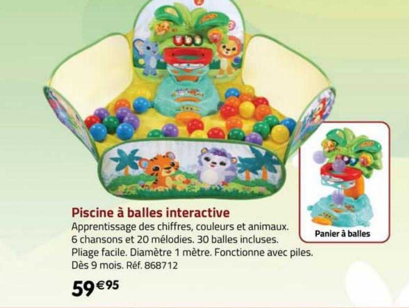 piscine à balles interactive