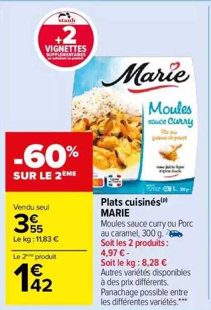 Plats Cuisinés Marie