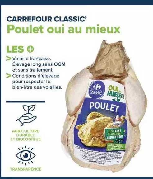 poulet oui au mieux carrefour classic'