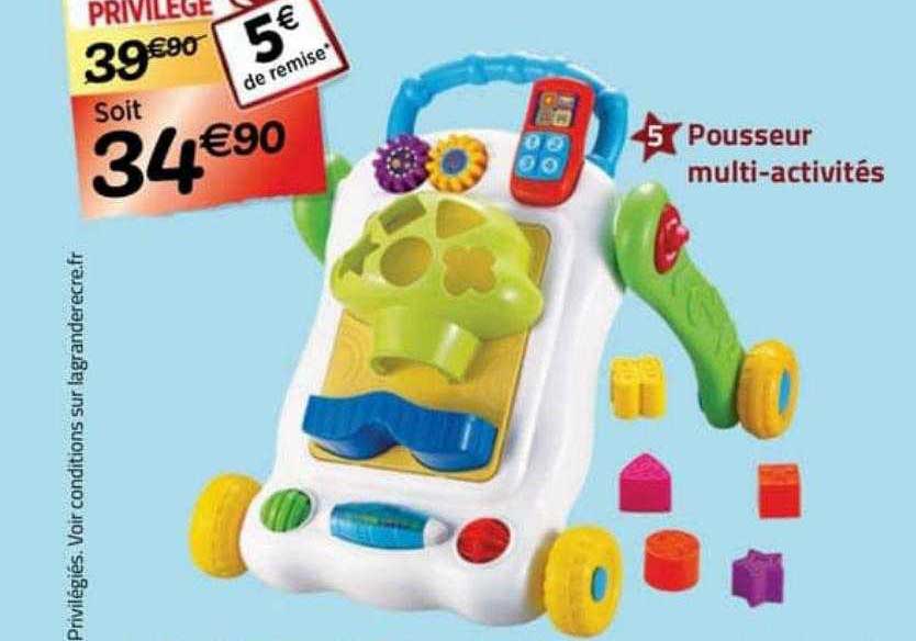 pousseur multi-activiés