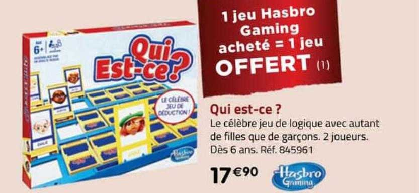 qui est-ce? hasbro gaming