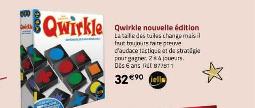 qwirkle nouvelle édition iello
