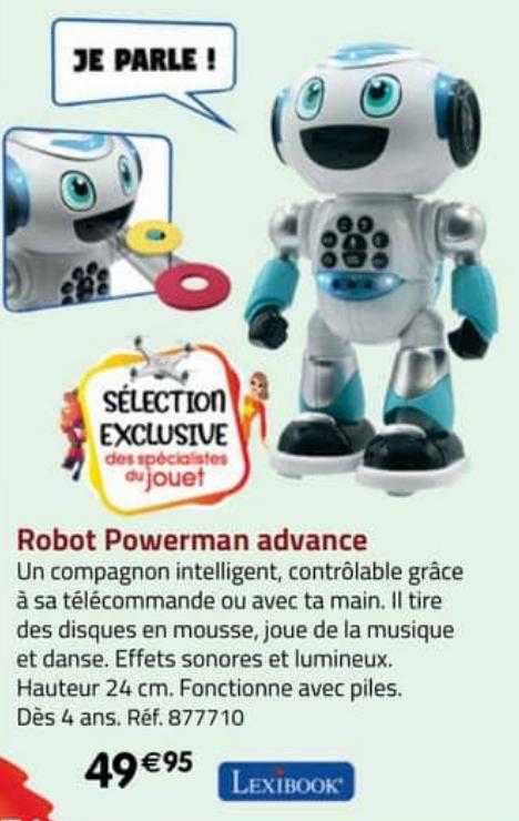 Robot Powerman Advance Lexibook