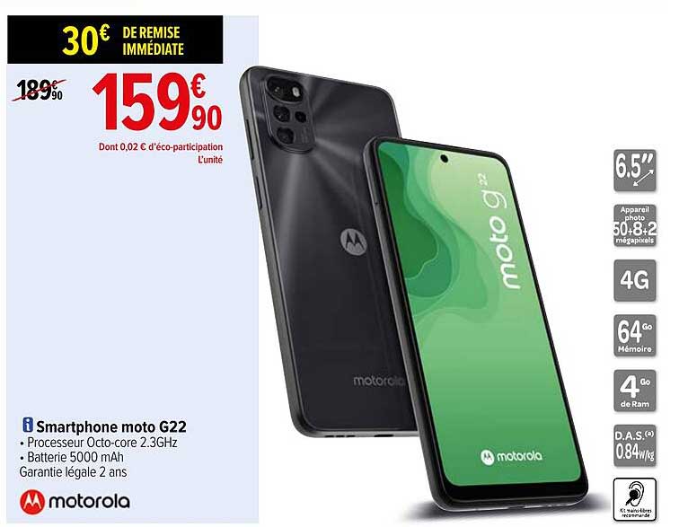 Smartphone Motorola G22