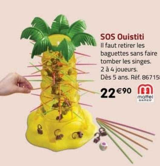 sos ouistiti mattel games
