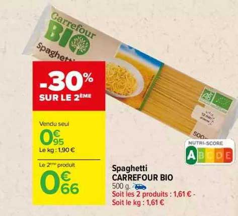 Spaghetti Carrefour Bio