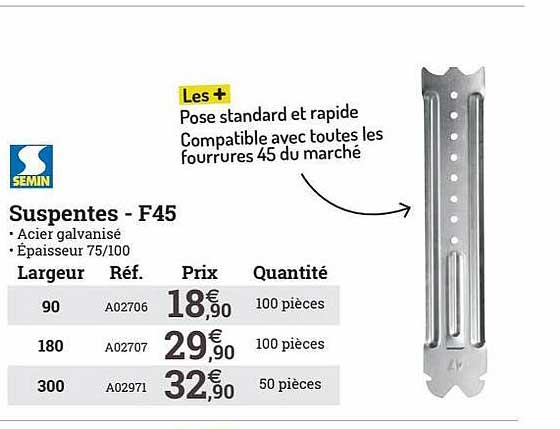 suspentes - f45 semin