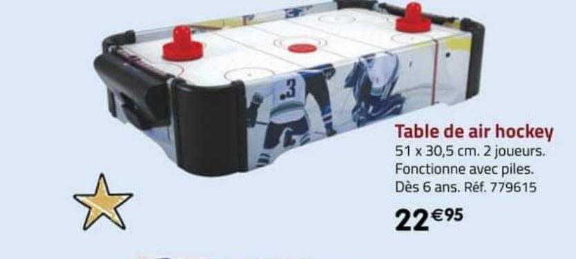 table de air hockey