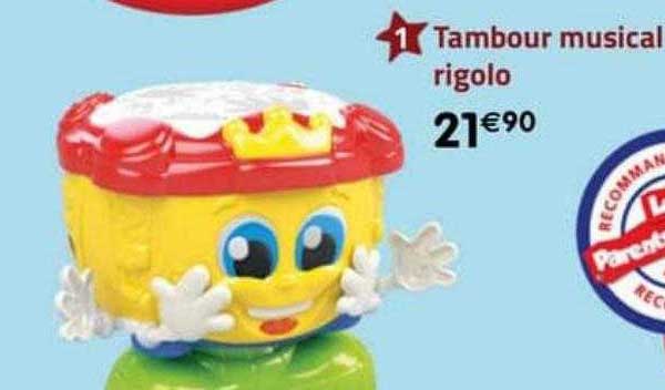 tambour musical rigolo