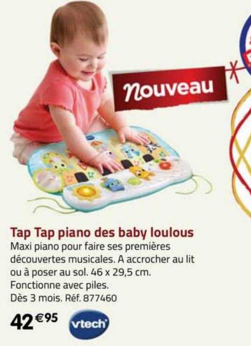 tap tap piano des baby loulous vtech