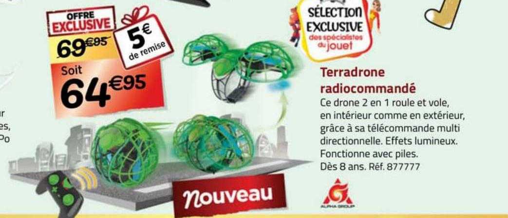 terra drone radiocommandé alpha group