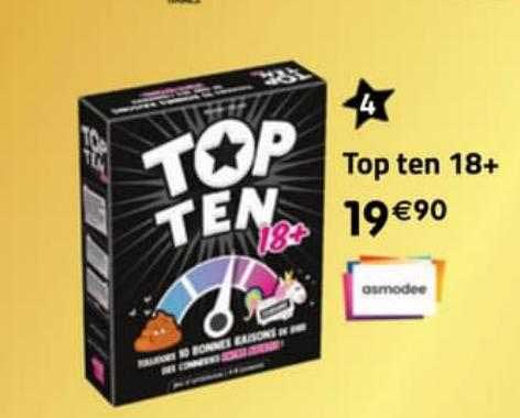 top ten 18+ asmodee