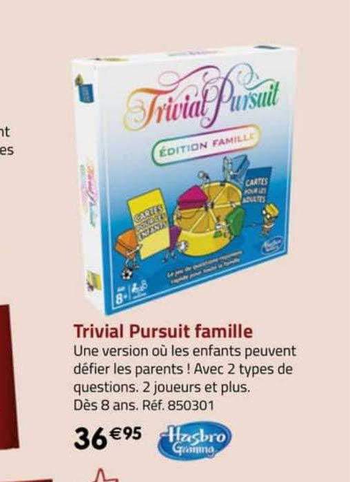 trivial pursuit famille hasbro gaming