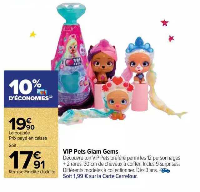 vip pets glam gems