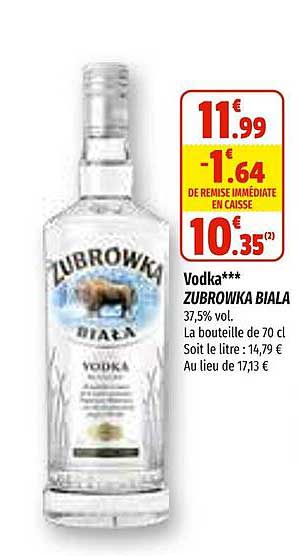 Vodka Zubrowka Biala