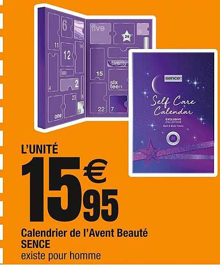 calendrier de l'avent beauté sense