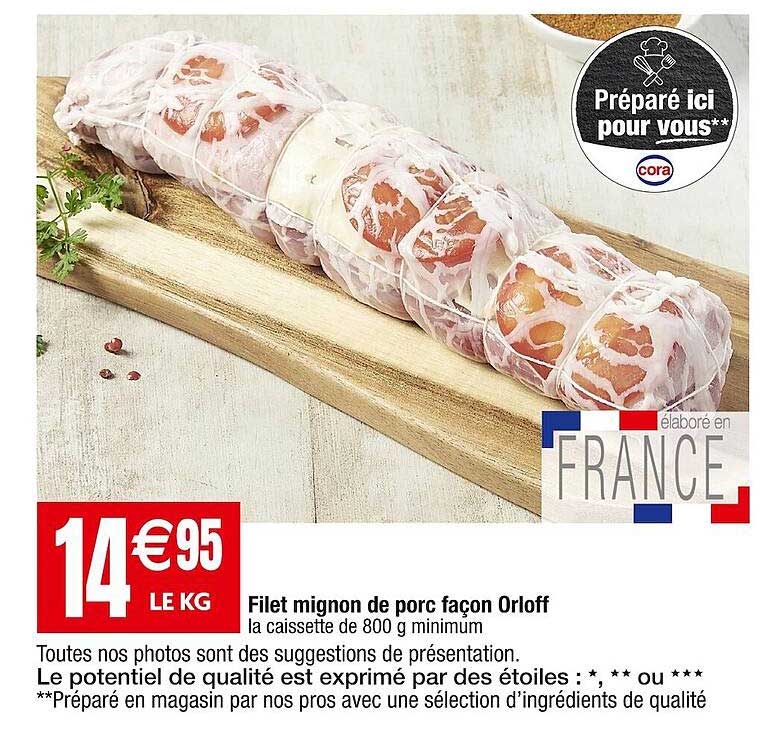filet mignon de porc façon orloff