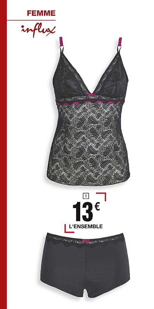 l'ensemble femme influx