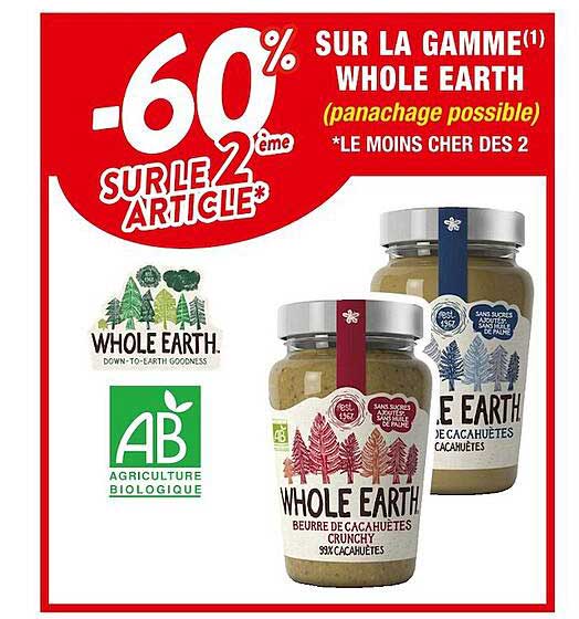 la gamme whole earth