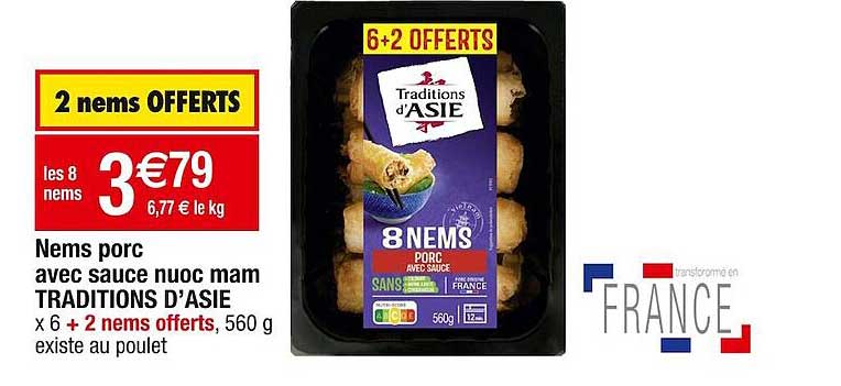 nems porc avec sauce nuoc mam traditions d'asie