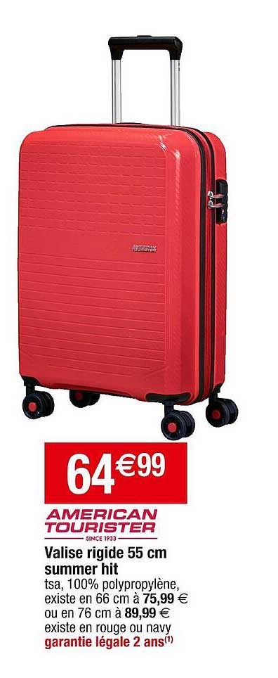 valise rigide 55 cm summer hit american tourister