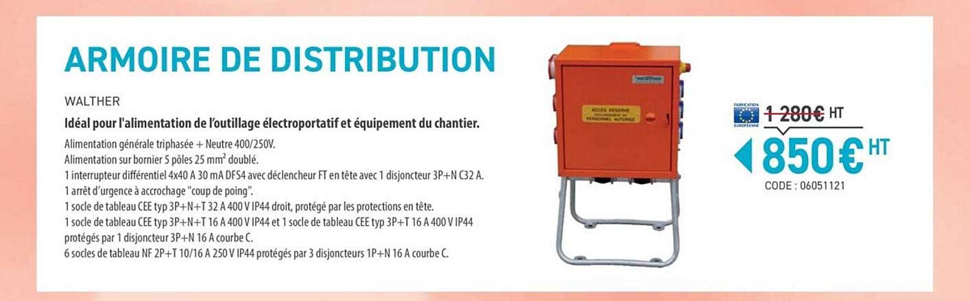 armoire de distribution walther
