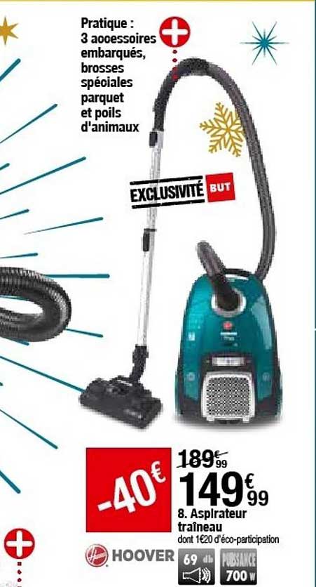 Aspirateur Traîneau