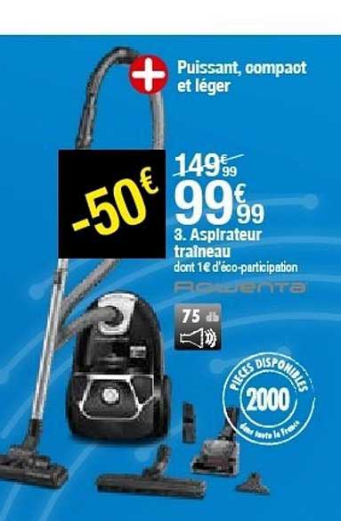 Aspirateur Traîneau