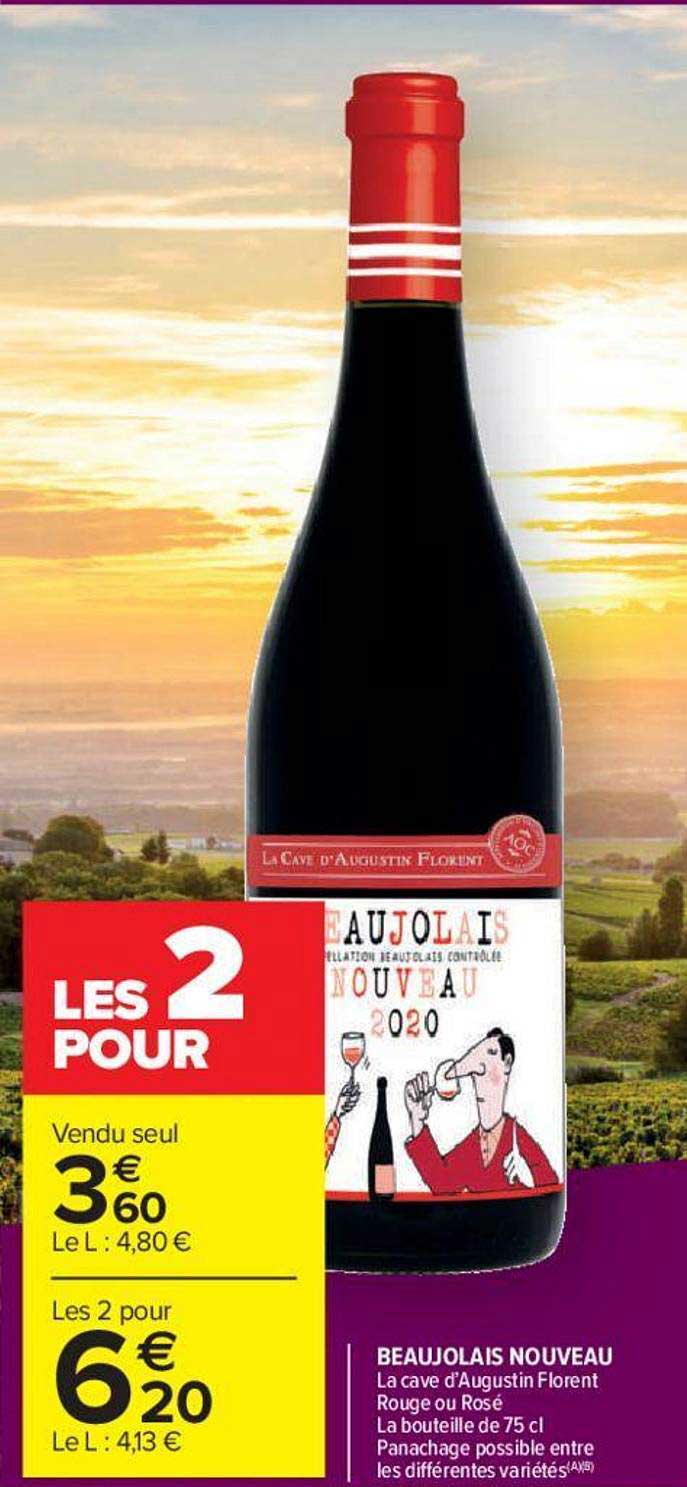 beaujolais nouveau la cave d'augustin florent