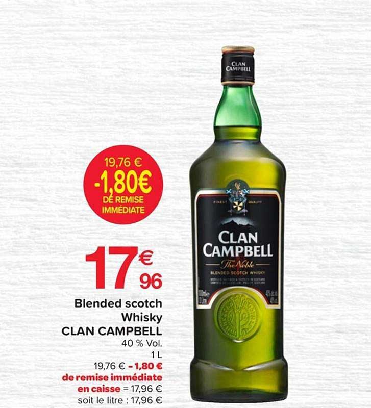 blended scotch whisky clan campbell