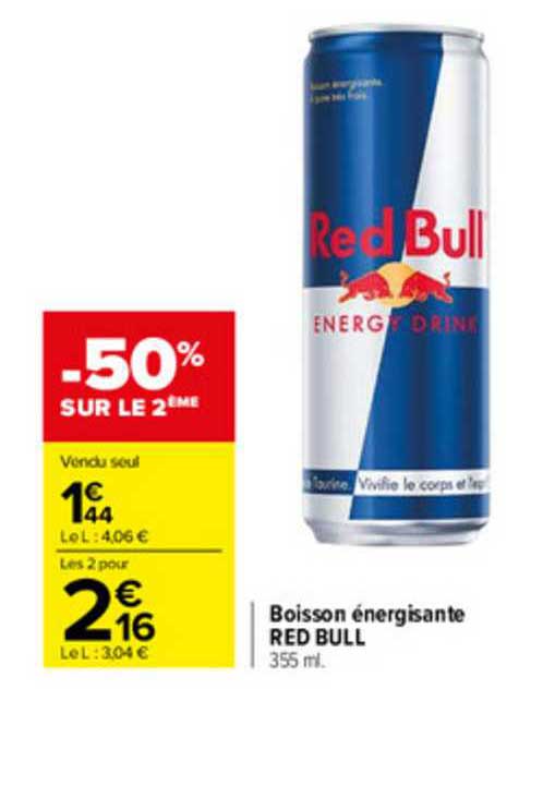 boisson énergisante red bull