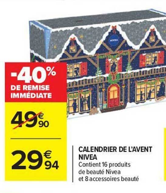Calendrier De L'avent Nivea -40% De Remise Immédiate