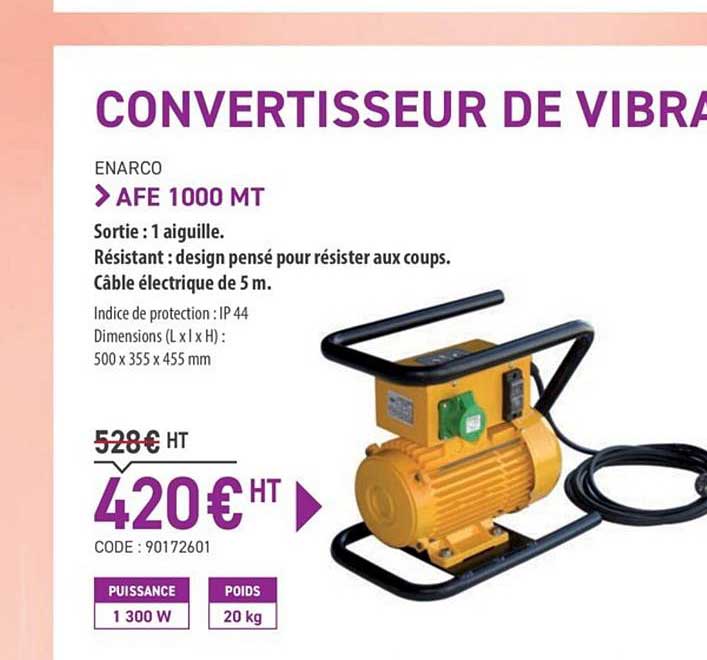 convertisseur de vibration afe 1000 mt enarco