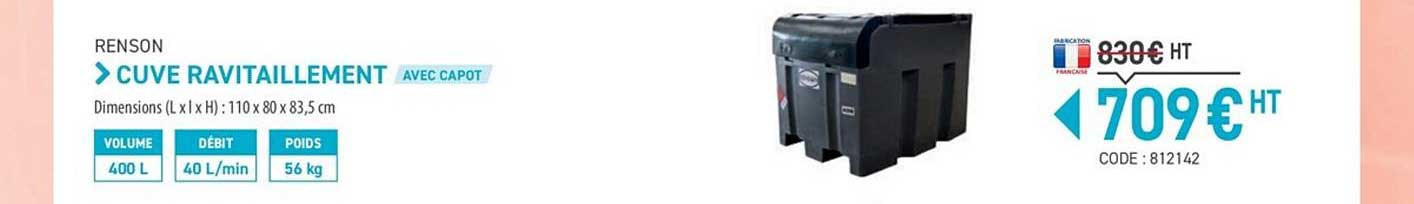 cuve ravitaillement renson