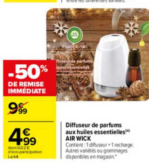 diffuseur de parfums aux huiles essentielles air wick
