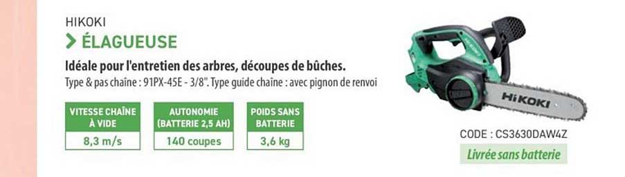 élagueuse hikoki