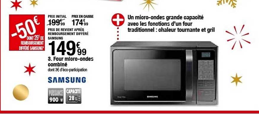 four micro ondes combiné samsung