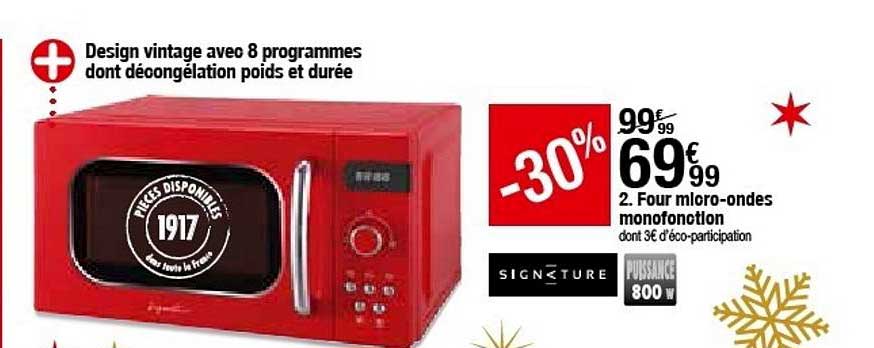 four micro ondes monofonction