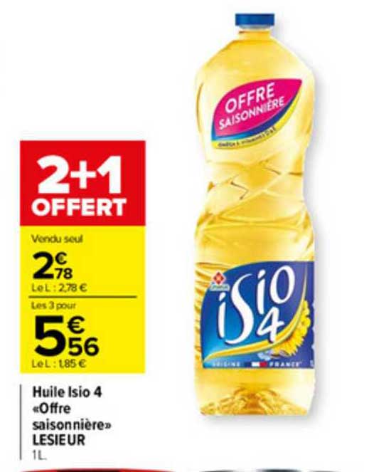 huile isio 4 «offre saisonnière» lesieur